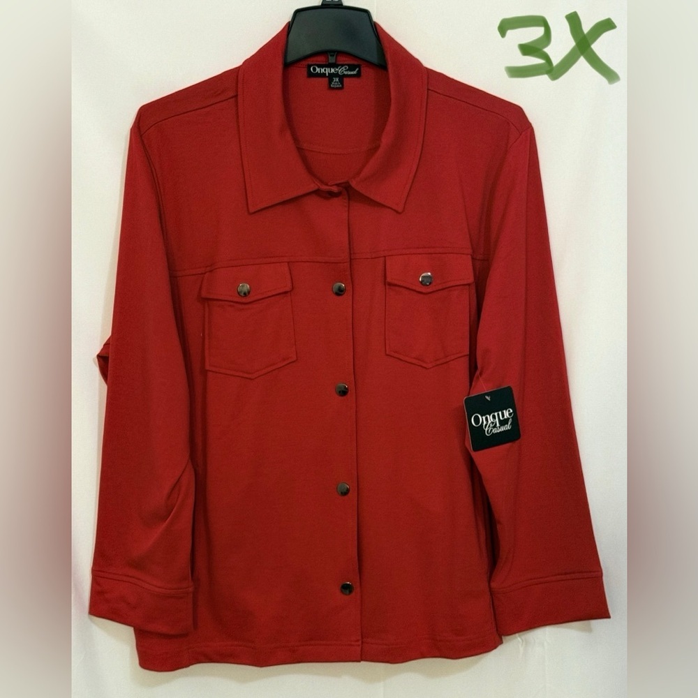 Onque Casuals Scarlet Button-Down Shirt